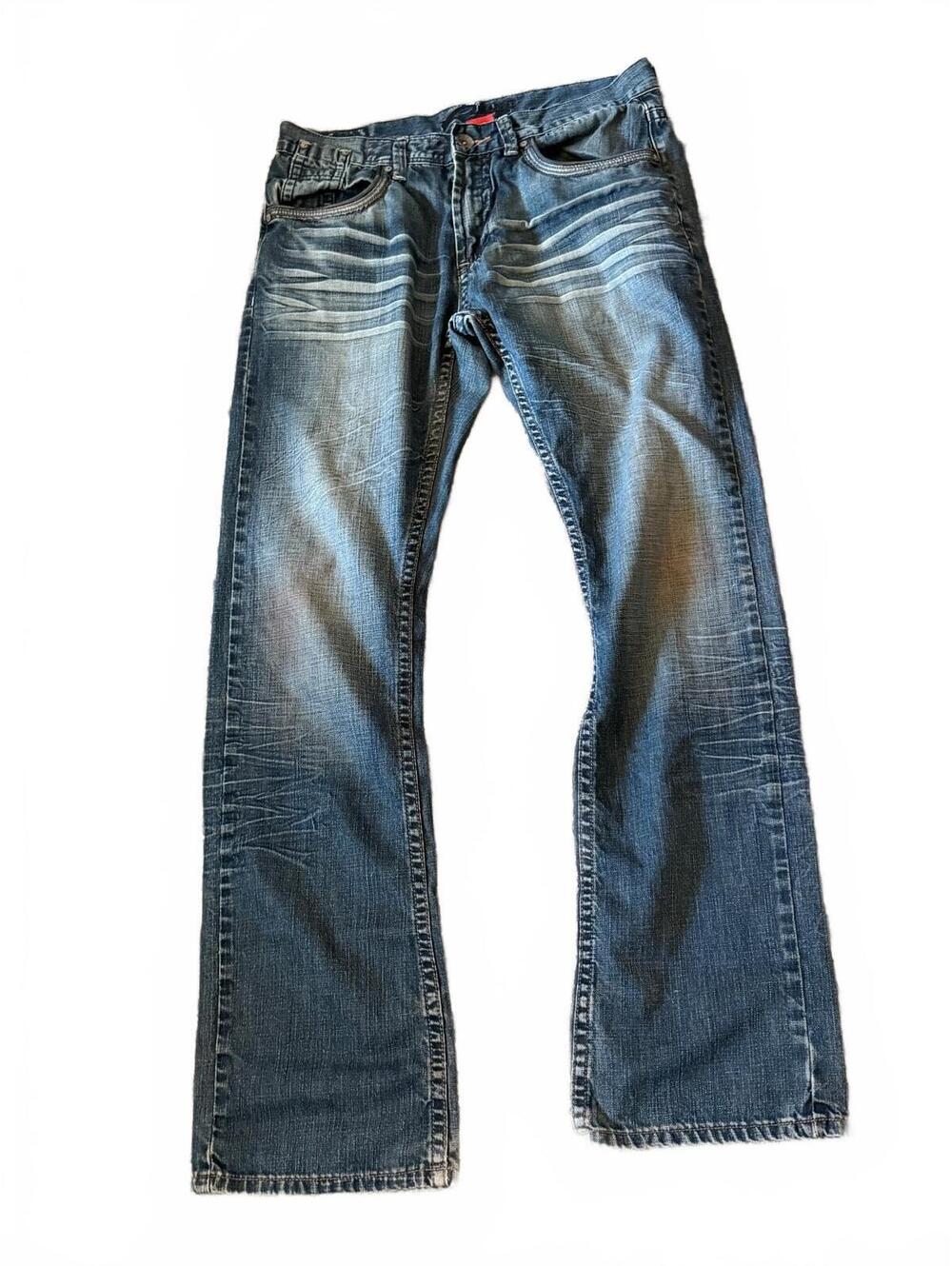 Southpole Carpenter Baggy Jeans Dark Wash W34 L34 Men’s Y2K Skate